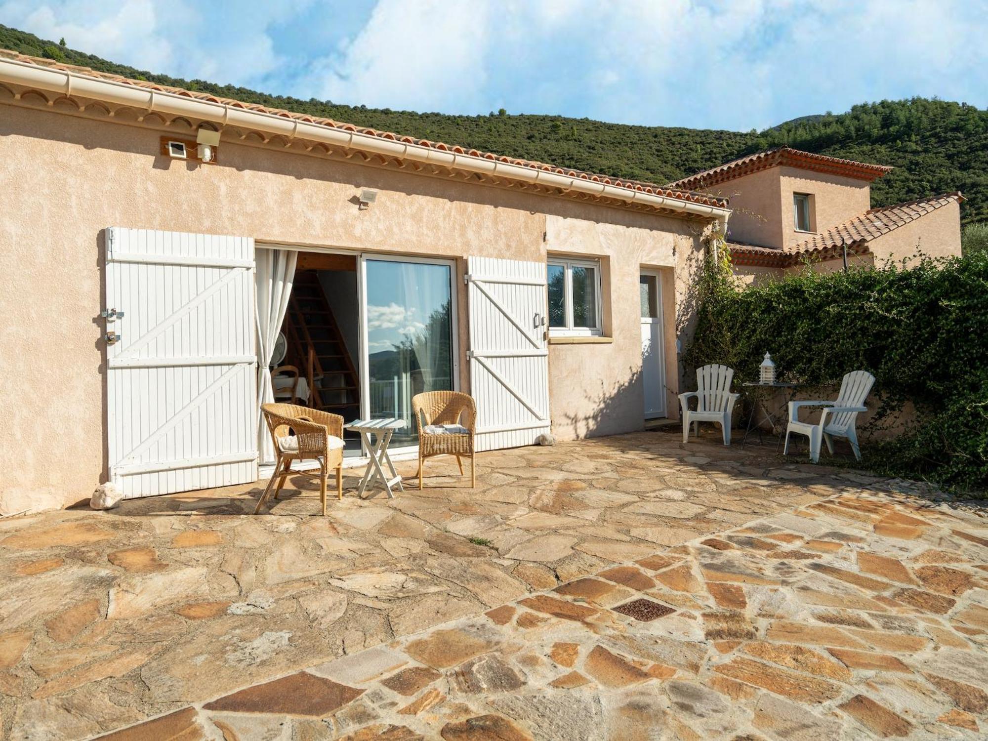 Vila House In The South Of France With Private Pool Roquebrun Exteriér fotografie
