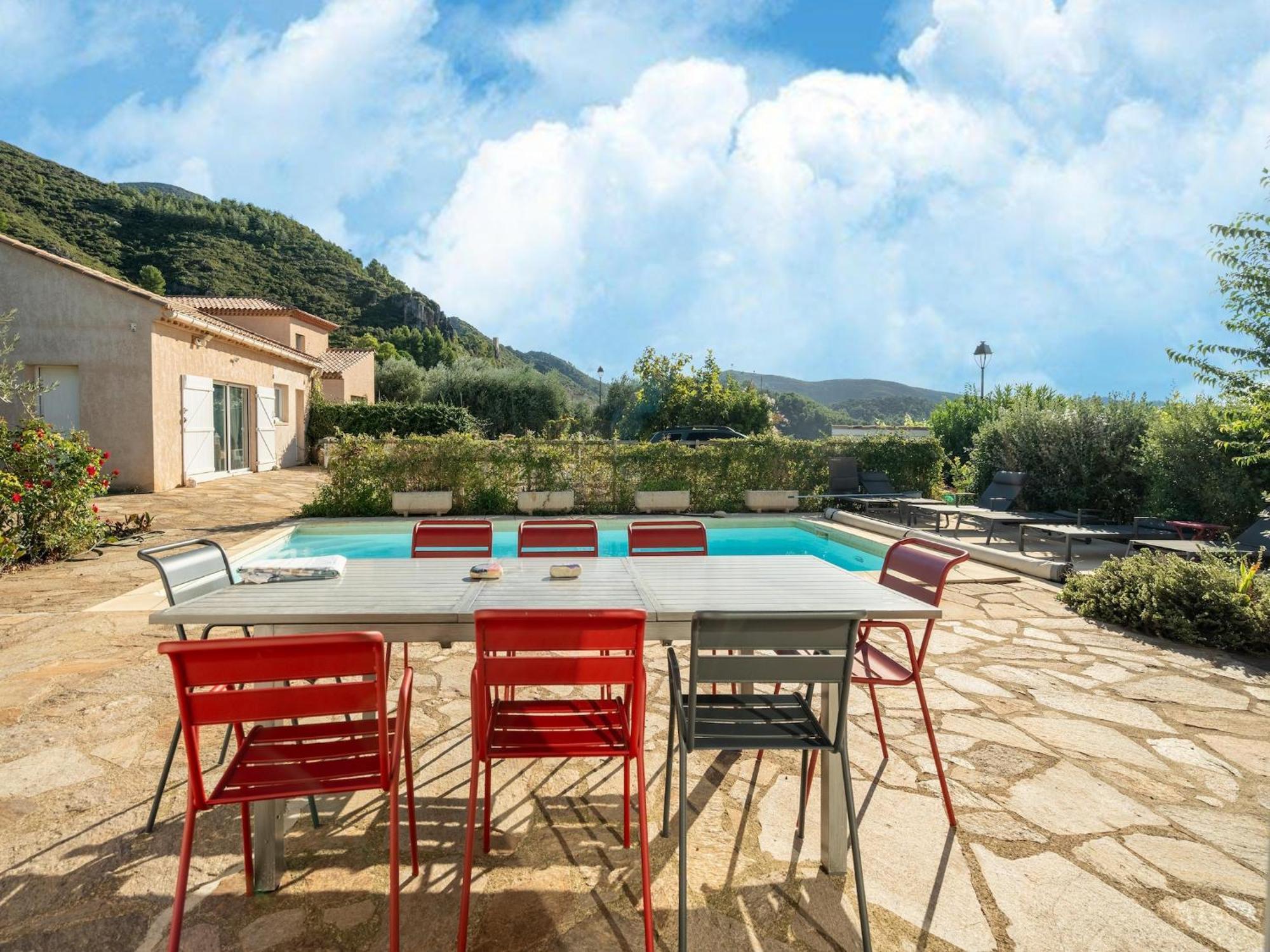 Vila House In The South Of France With Private Pool Roquebrun Exteriér fotografie